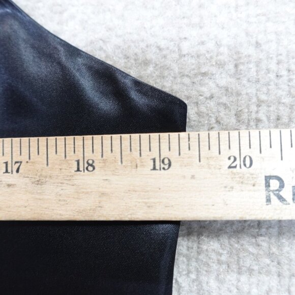 New & Lingwood Vest Small Blue Waistcoat 100% Silk Made in England - Picture 9 of 10